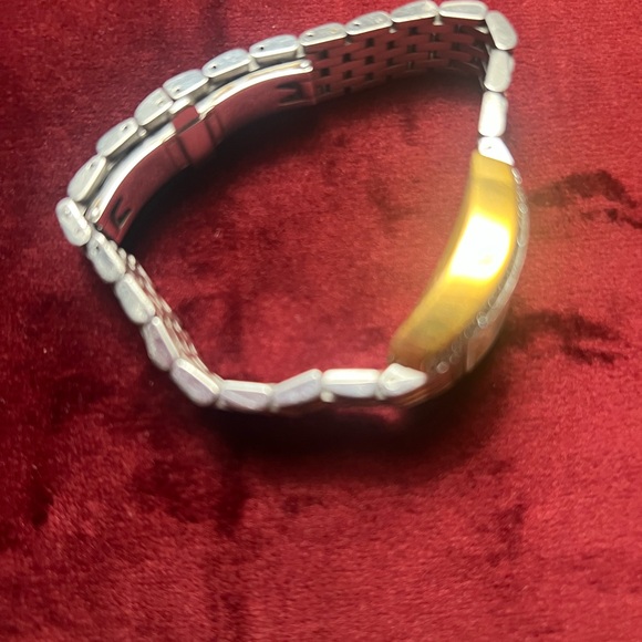 Michele Elegant Silver and Gold Women's Watch - Picture 7 of 8